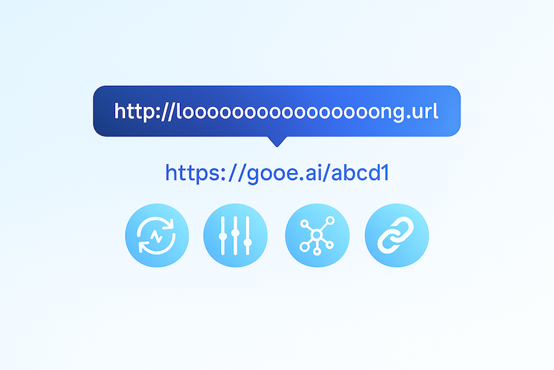 مثال اختصار رابط باستخدام Gooe